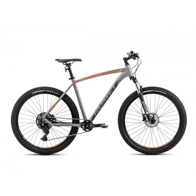 Horský bicykel ROMET RAMBLER R7.3 CS 2024 L Grafitovo-oranžová